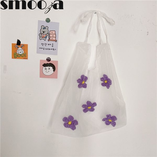 smooza new summer women bags organza bag casual flower embroidery bags stndent totes bag fashion shoulder handbags shopping
smooza new summer women bags organza bag casual flower embroidery bags stndent totes bag fashion shoulder handbags shopping