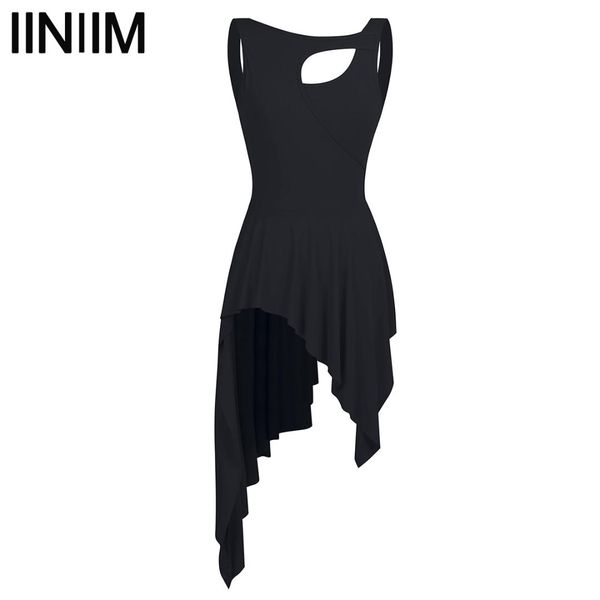 womens sleeveless high low leotard dance tutu dress female costumes gymnastic exercise swimsuit for dancing clubwear, Black;red
womens sleeveless high low leotard dance tutu dress female costumes gymnastic exercise swimsuit for dancing clubwear, Black;red