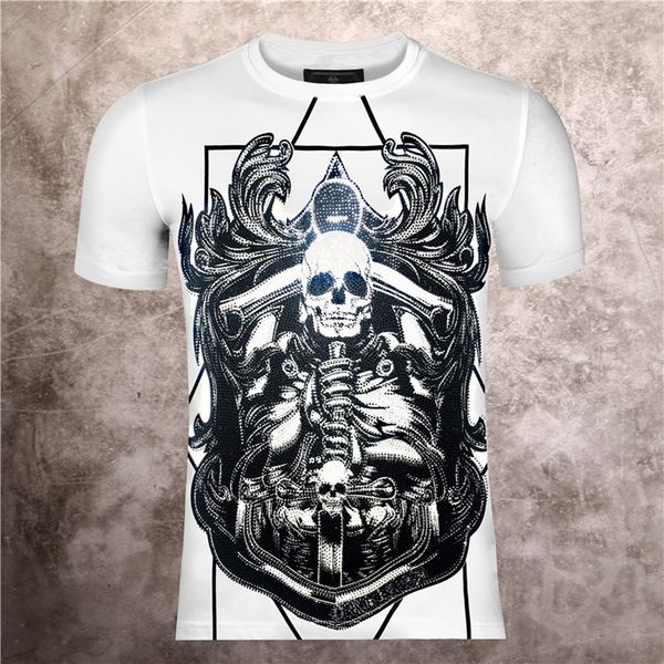 pp philip plain brand mens designer t shirts firmata uomo fashion luxury designer t shirt summer homme mens skull tshirt tee 505, White
pp philip plain brand mens designer t shirts firmata uomo fashion luxury designer t shirt summer homme mens skull tshirt tee 505, White
