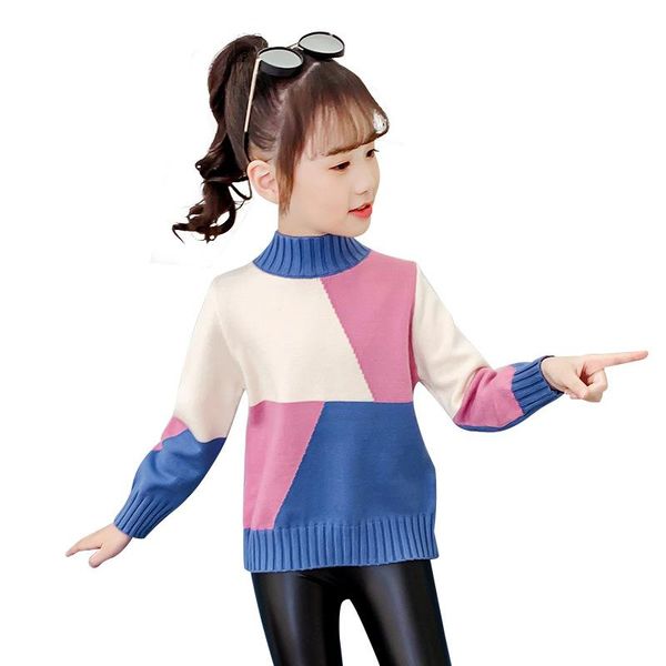 girls sweater pullover new winter kids western style sweater thick bottoming shirt children's clothing, Blue
girls sweater pullover new winter kids western style sweater thick bottoming shirt children's clothing, Blue