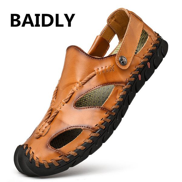 big size 38-48 mens sandals genuine leather sandals outdoor casual men leather for men, Black
big size 38-48 mens sandals genuine leather sandals outdoor casual men leather for men, Black