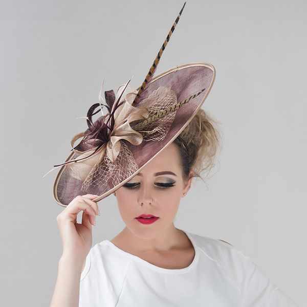 ladies fascinators millinery hat party wedding sinamay hat wide brim fedora kentucky derby headpiece church hair accessories
ladies fascinators millinery hat party wedding sinamay hat wide brim fedora kentucky derby headpiece church hair accessories