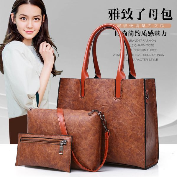 pu ladies bag handbag ladies bag single shoulder crossbody 3-piece set handbag for
pu ladies bag handbag ladies bag single shoulder crossbody 3-piece set handbag for