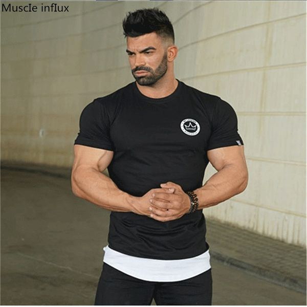 2019 mens cotton training t shirt summer gym sport running fitness crossfit shirts short sleeve male jogger casual tees, Black;blue
2019 mens cotton training t shirt summer gym sport running fitness crossfit shirts short sleeve male jogger casual tees, Black;blue
