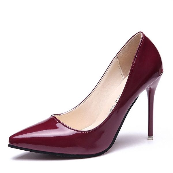 2019 women shoes pointed toe pumps patent leather dress high heels boat shoes wedding zapatos mujer blue wine red, Black;white
2019 women shoes pointed toe pumps patent leather dress high heels boat shoes wedding zapatos mujer blue wine red, Black;white