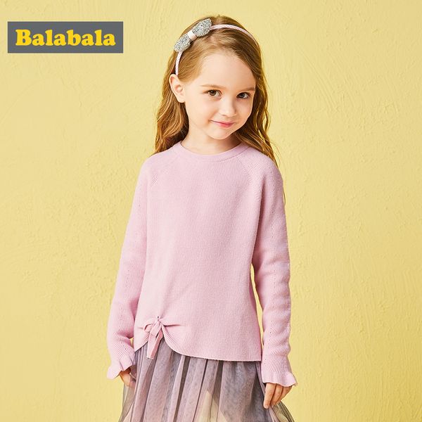 balabala autunm girls pullovers toddler girl sweater with bow kids clothes children clothing sweater clothes knitted jumper, Blue
balabala autunm girls pullovers toddler girl sweater with bow kids clothes children clothing sweater clothes knitted jumper, Blue