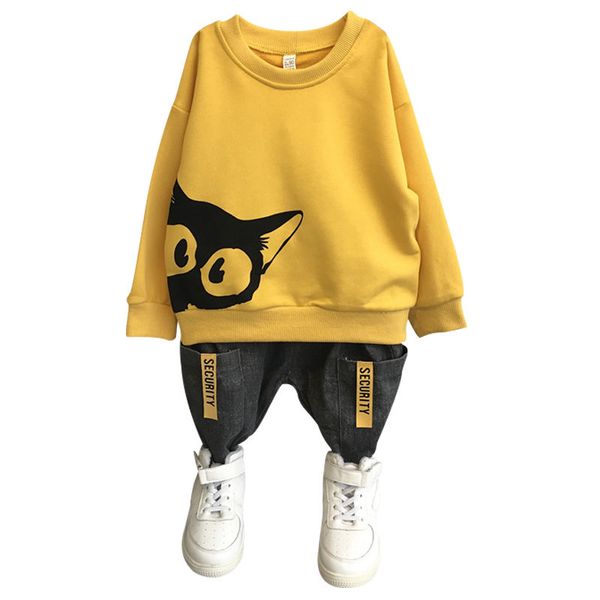 мальчики девочки весна осень установить моды мультфильм (top + джинсы pant) 2019 новой корейской версии малышки детская одежда, White
мальчики девочки весна осень установить моды мультфильм (top + джинсы pant) 2019 новой корейской версии малышки детская одежда, White