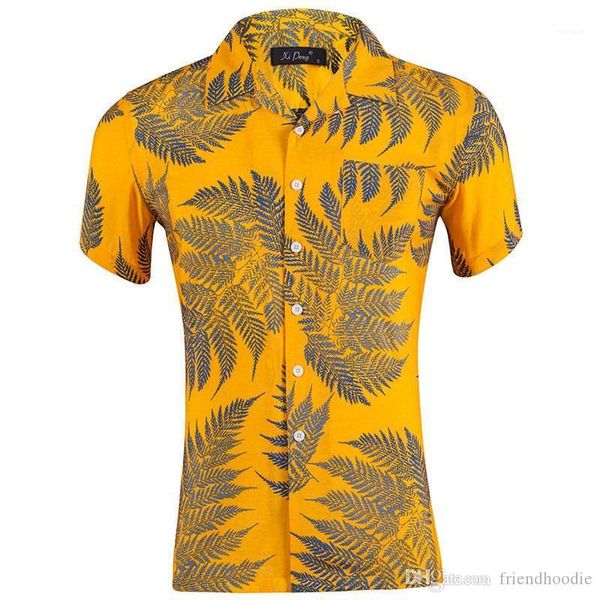 leaf printed short sleeve loose mens holidays summer hawaii lapel neck mens shirts, White;black
leaf printed short sleeve loose mens holidays summer hawaii lapel neck mens shirts, White;black