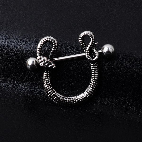 other 1pc snake alloy silver barbell nipple ring piercing bar body jewelry good friend gift, Slivery;golden
other 1pc snake alloy silver barbell nipple ring piercing bar body jewelry good friend gift, Slivery;golden