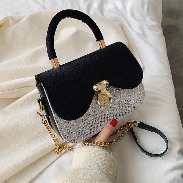 2020 luxury handbags black flap women shoulder bags sliver glitter female messenger bags ladies hand purse jd01241 
2020 luxury handbags black flap women shoulder bags sliver glitter female messenger bags ladies hand purse jd01241