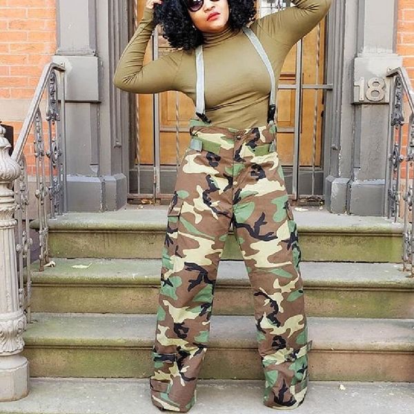 camouflage print casual strap lady jumpsuits new popular safari style loose wide leg pants rompers, Black;white
camouflage print casual strap lady jumpsuits new popular safari style loose wide leg pants rompers, Black;white