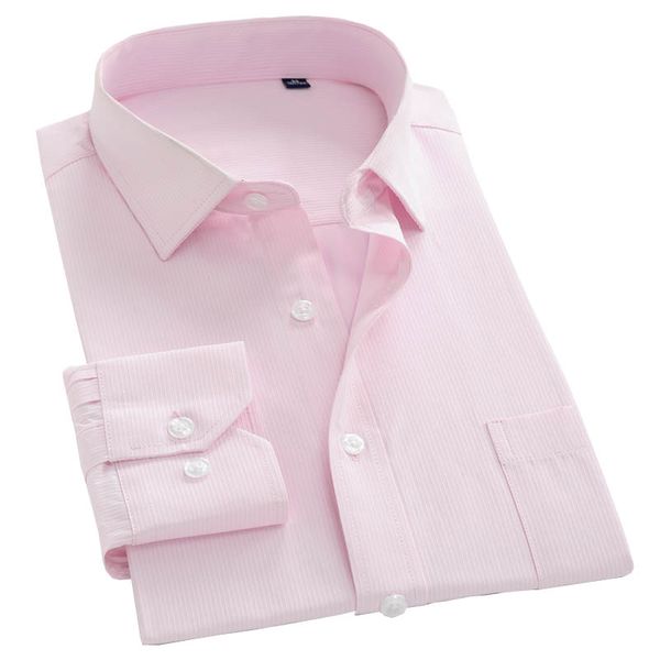 38-54 plus size men long sleeve shirt new brand classic stripes business office formal men dress shirt male shirts, White;black
38-54 plus size men long sleeve shirt new brand classic stripes business office formal men dress shirt male shirts, White;black