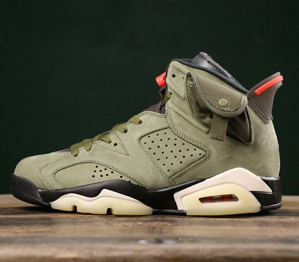 2019 new travis x 6s mens basketball shoes suede medium olive man designer sports sneakers baskets 6 des chaussures men zapatos size 40-46
2019 new travis x 6s mens basketball shoes suede medium olive man designer sports sneakers baskets 6 des chaussures men zapatos size 40-46
