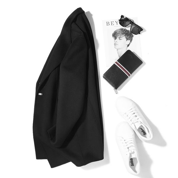 double-faced wool coat homemade woolen spring autumn mens coat and jacket long overcoat abrigo hombre hs-01-1812 kj1490, Black
double-faced wool coat homemade woolen spring autumn mens coat and jacket long overcoat abrigo hombre hs-01-1812 kj1490, Black