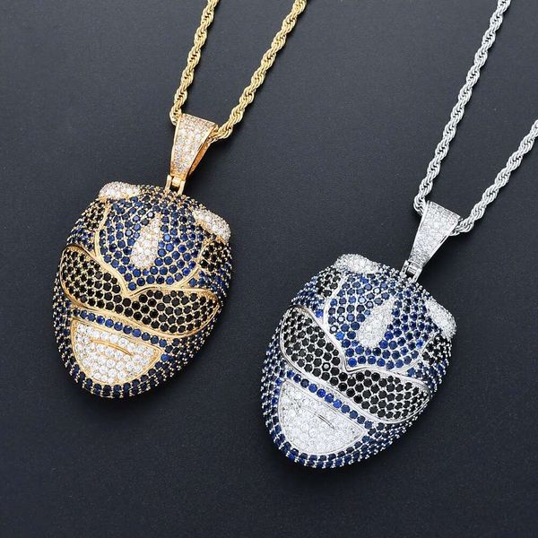 hip hop mask diamonds pendant necklaces for men women luxury crystal cartoon pendants 18k gold plated copper zircons gold silver necklace
hip hop mask diamonds pendant necklaces for men women luxury crystal cartoon pendants 18k gold plated copper zircons gold silver necklace