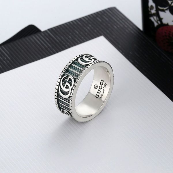 wholesale g fashion luxurious fine silver gu̴cci stamp ring for women men jewelry wedding with box 6512
wholesale g fashion luxurious fine silver gu̴cci stamp ring for women men jewelry wedding with box 6512