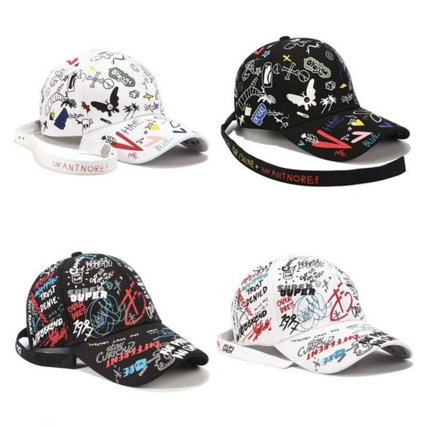new women men hats adjustable black white color printing graffiti all-matching baseball cap for male female high quality, Blue;gray
new women men hats adjustable black white color printing graffiti all-matching baseball cap for male female high quality, Blue;gray