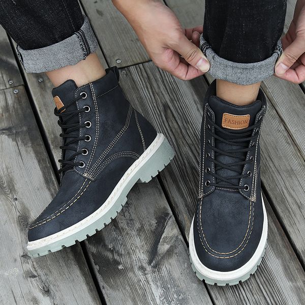 aodlee boots men snow ankle boots fashion mens shoes casual high leather shoes men male footwear botas hombre, Black
aodlee boots men snow ankle boots fashion mens shoes casual high leather shoes men male footwear botas hombre, Black