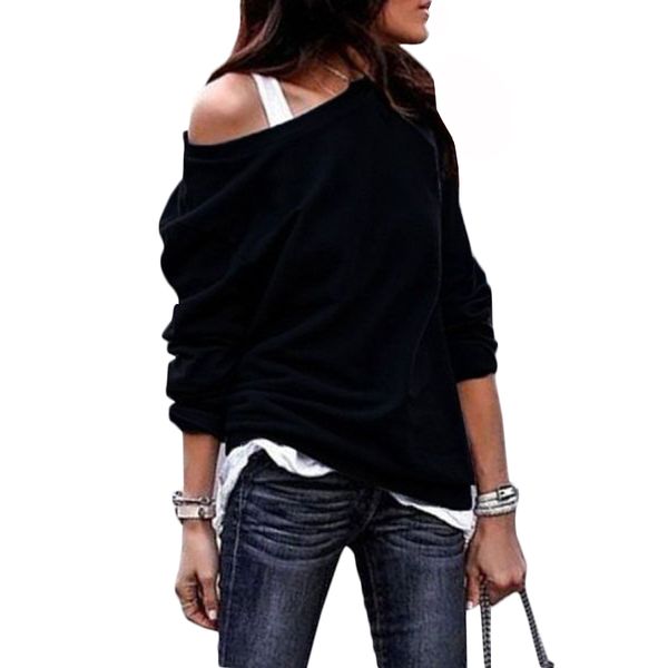 autumn hoodies women cotton sweatshirt long sleeve casual hoodie off shoulder solid womens sweatshirts pullover 2018 spring, Black
autumn hoodies women cotton sweatshirt long sleeve casual hoodie off shoulder solid womens sweatshirts pullover 2018 spring, Black