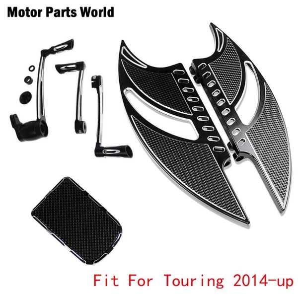motorcycle black front floorboard brake pedal shift lever brake arm for touring street glide road king tri glide 2014-up
motorcycle black front floorboard brake pedal shift lever brake arm for touring street glide road king tri glide 2014-up