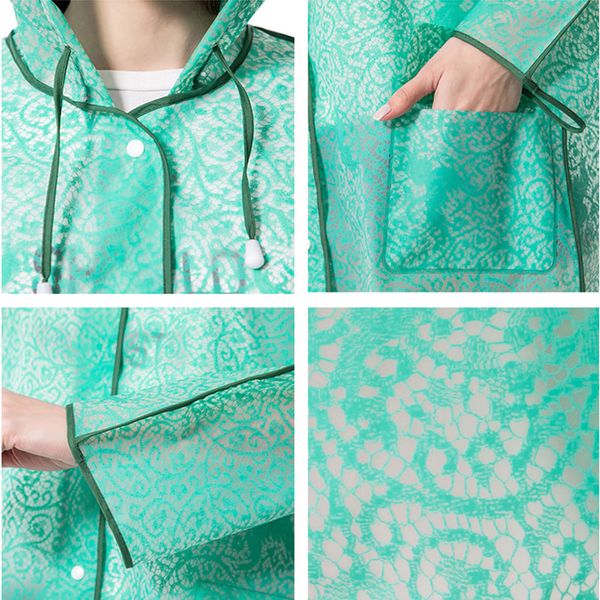 yuding women's raincoat universal girls rain coat poncho waterproof fashion lace semi-transparent raincoat for women with hood
yuding women's raincoat universal girls rain coat poncho waterproof fashion lace semi-transparent raincoat for women with hood