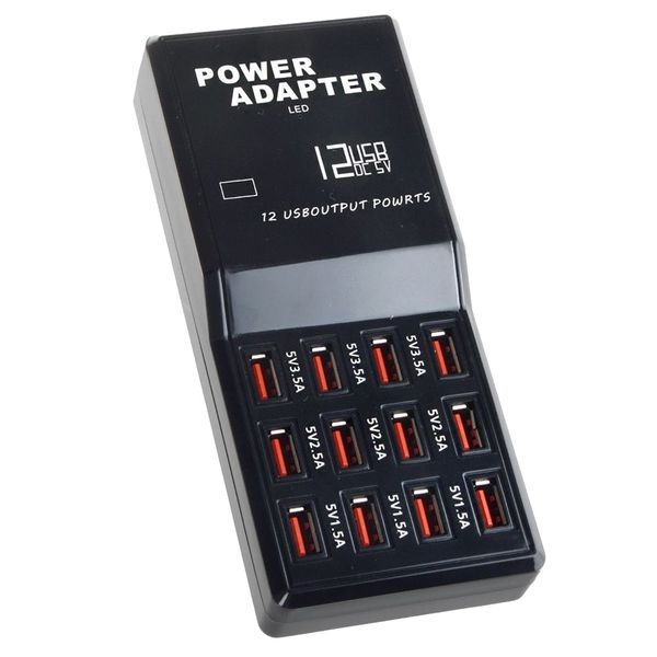 858 12 port 5v 12a family-sized deskusb rapid charger output compatible with auto detect technology british plugs
858 12 port 5v 12a family-sized deskusb rapid charger output compatible with auto detect technology british plugs