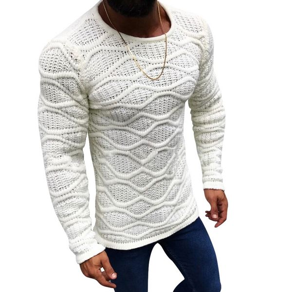 autumn new men's knitted sweaters solid color o neck slim fit long sleeve pullovers 2019 winter casual slim fit sweater male 3xl, White;black
autumn new men's knitted sweaters solid color o neck slim fit long sleeve pullovers 2019 winter casual slim fit sweater male 3xl, White;black
