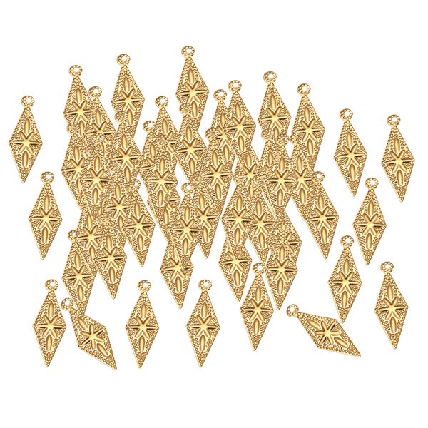 100 pieces antique platinum /golden color rhombus charms necklace decoration apparel decoration embellishments21x7mm, Black
100 pieces antique platinum /golden color rhombus charms necklace decoration apparel decoration embellishments21x7mm, Black