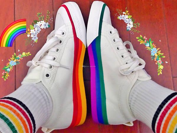 2020 New Nizza Pride Shoes Rainbow Mandarin Duck Love Unites Classic Skate Running shoes Men Women canvas Shose Size 36-44
2020 New Nizza Pride Shoes Rainbow Mandarin Duck Love Unites Classic Skate Running shoes Men Women canvas Shose Size 36-44
