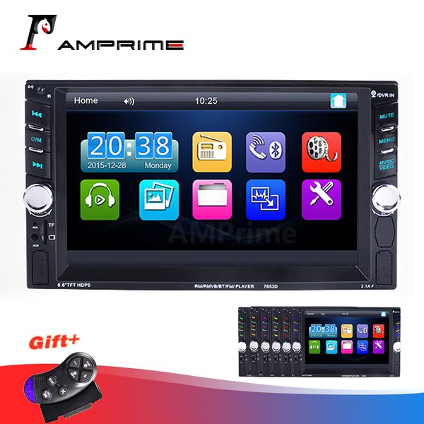 amprime 2 din 7652d car audio 6.6" lcd touch multimedia player bluetooth 2din usb/sd/aux/fm autoradio stereo with rear camera car dvd
amprime 2 din 7652d car audio 6.6" lcd touch multimedia player bluetooth 2din usb/sd/aux/fm autoradio stereo with rear camera car dvd