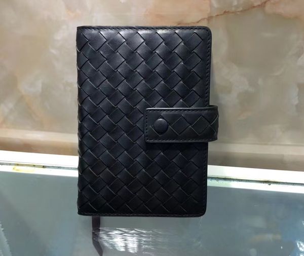 7 stars wholesale luxury designer italy cowhide real leather wallet card holder black colo two ways wallets purse short zip bag, Red;black