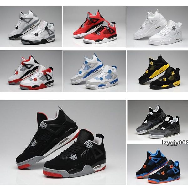 4s mens basketball shoes 4 white cement bred pure money nrg raptors oreo toro men women sports shoes sneaker size 7-13
4s mens basketball shoes 4 white cement bred pure money nrg raptors oreo toro men women sports shoes sneaker size 7-13