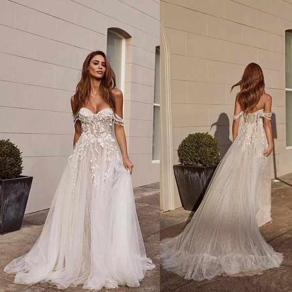 2020 pallas a line wedding dresses bohemian off the shoulder beading wedding dress beach style custom made boho vestidos de novia, White
2020 pallas a line wedding dresses bohemian off the shoulder beading wedding dress beach style custom made boho vestidos de novia, White