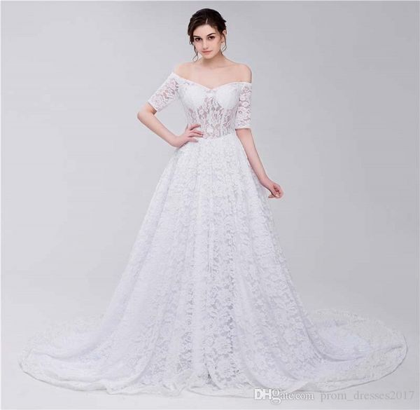 white elegant new dresses sweetheart half sleeves a line lace long wedding party bride dresses for women wedding dresses gowns
white elegant new dresses sweetheart half sleeves a line lace long wedding party bride dresses for women wedding dresses gowns