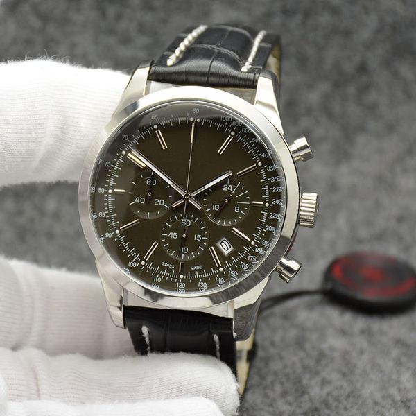 wise choice transocean men watch 44mm quartz chronograph date mens watches excellent wrtistwatches black dial and leather strap, Slivery;brown
wise choice transocean men watch 44mm quartz chronograph date mens watches excellent wrtistwatches black dial and leather strap, Slivery;brown