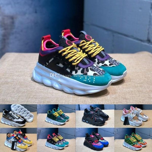 Chain Reaction Sneakers Trainers Men Women Sneaker Light Weight Chain-linked Rubber Sole Shoes Luxury Designer Shoe 2 Chains Sneakers
Chain Reaction Sneakers Trainers Men Women Sneaker Light Weight Chain-linked Rubber Sole Shoes Luxury Designer Shoe 2 Chains Sneakers
