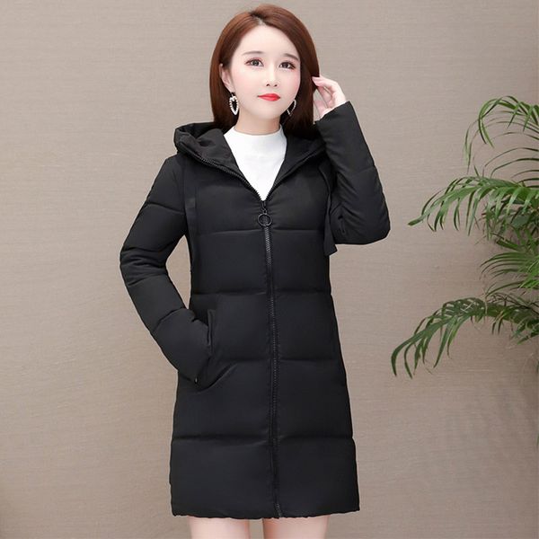 women long hooded bakery oversize winter down coat student thick warm jacket cotton padded wadded parkas big pocket, Black
women long hooded bakery oversize winter down coat student thick warm jacket cotton padded wadded parkas big pocket, Black