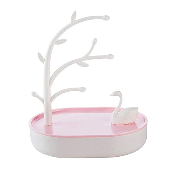 jewelry organizer include swan ring holder jewelry tree bracelet and necklace holder tray and storage home decor, Pink;blue
jewelry organizer include swan ring holder jewelry tree bracelet and necklace holder tray and storage home decor, Pink;blue