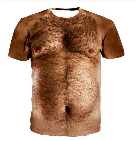 new fashion chest hair t-shirts men fashion clothing 3d print men women harajuku style streetwear el047, White;black
new fashion chest hair t-shirts men fashion clothing 3d print men women harajuku style streetwear el047, White;black