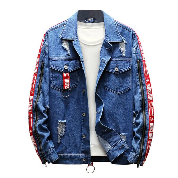 2019 new jackets parka men's autumn winter hooded vintage wash distressed denim jacket coat casual windbreak jackets men, Black
2019 new jackets parka men's autumn winter hooded vintage wash distressed denim jacket coat casual windbreak jackets men, Black