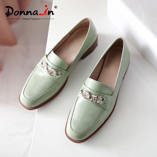 donna-in metal decoration chain women loafers new spring natural leather casual concise female flat shoes breathable round toe, Black
donna-in metal decoration chain women loafers new spring natural leather casual concise female flat shoes breathable round toe, Black
