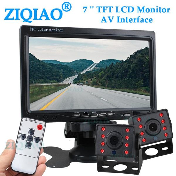 ziqiao 7 inch tft lcd car monitor infrared spare rear view reverse camera kit for 12-24v bus truck trailer cctv
ziqiao 7 inch tft lcd car monitor infrared spare rear view reverse camera kit for 12-24v bus truck trailer cctv