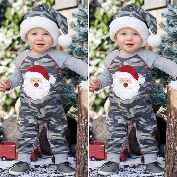 christmas clothes set baby clothes set infant baby boys girls christmas cute santa camouflage romper jumpsuit outfits ropa nina, Blue
christmas clothes set baby clothes set infant baby boys girls christmas cute santa camouflage romper jumpsuit outfits ropa nina, Blue