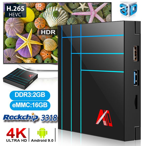 A10 Android 9.0 TV Box 4GB RAM 32GB 64GB ROM 2.4G WiFi RK3318 2GB 16GB H.265 4K Set Top Box
A10 Android 9.0 TV Box 4GB RAM 32GB 64GB ROM 2.4G WiFi RK3318 2GB 16GB H.265 4K Set Top Box