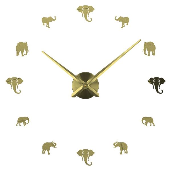 3d diy large clock wall sticker clock adhesive wall home decor modern design mirror effect jungle animal elephant watch
3d diy large clock wall sticker clock adhesive wall home decor modern design mirror effect jungle animal elephant watch