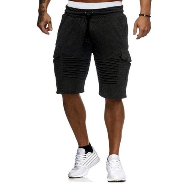 men's shorts men lace-up with pocket casual summer training lightweight striped fifth pants fabala short, White;black
men's shorts men lace-up with pocket casual summer training lightweight striped fifth pants fabala short, White;black