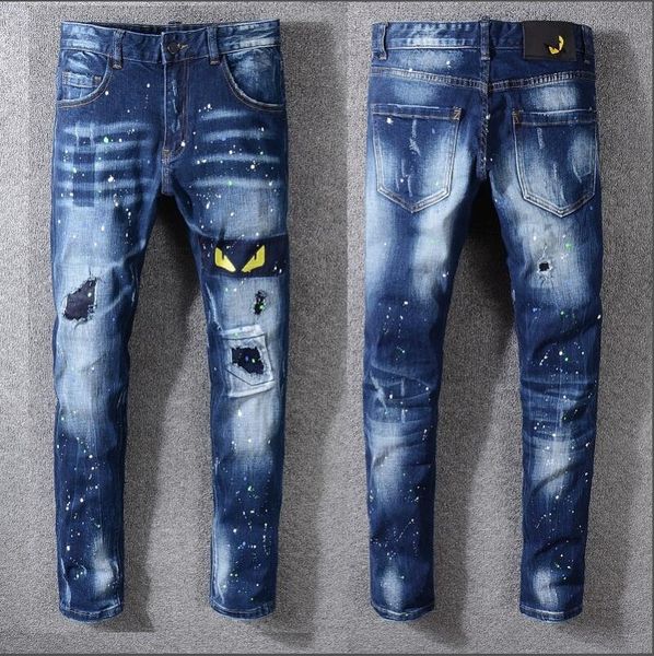2020 wholesale destruction men's slim jeans straight motorcycle skinny jeans casual pants men's ripped jeans size 28-40 25, Blue
2020 wholesale destruction men's slim jeans straight motorcycle skinny jeans casual pants men's ripped jeans size 28-40 25, Blue