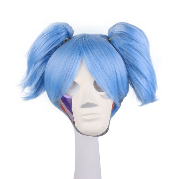 2019 new sally face cosplay props sally latex mask and wig short blue heat resistant synthetic hair clip ponytails wigs
2019 new sally face cosplay props sally latex mask and wig short blue heat resistant synthetic hair clip ponytails wigs
