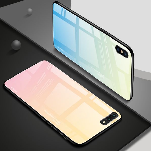 for iphone 11 pro max samsung galaxy s9/s10 huawei mate 20/30 tempered glass back case tpu gradiet colors luxury designer cover
for iphone 11 pro max samsung galaxy s9/s10 huawei mate 20/30 tempered glass back case tpu gradiet colors luxury designer cover