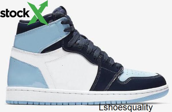 new 1 high og unc patent wmns asg obsidian blue chill white men women jordon basketball shoes 1s all-star game sneakers with box
new 1 high og unc patent wmns asg obsidian blue chill white men women jordon basketball shoes 1s all-star game sneakers with box
